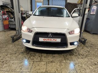 2013 Mitsubishi Lancer X Рестайлинг, белый, 730000 рублей, вид 5