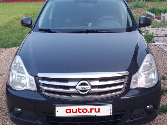 2014 Nissan Almera III (G15), чёрный, 560000 рублей