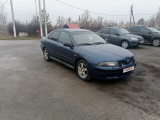 2002 Mitsubishi Carisma I Рестайлинг, синий, 199000 рублей, вид 4