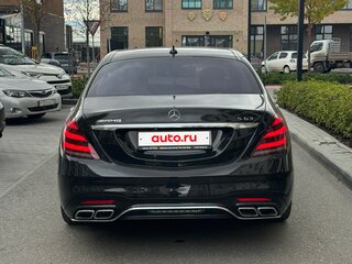 2017 Mercedes-Benz S-Класс AMG 63 AMG Long III (W222, C217) Рестайлинг, чёрный, 7100000 рублей, вид 4