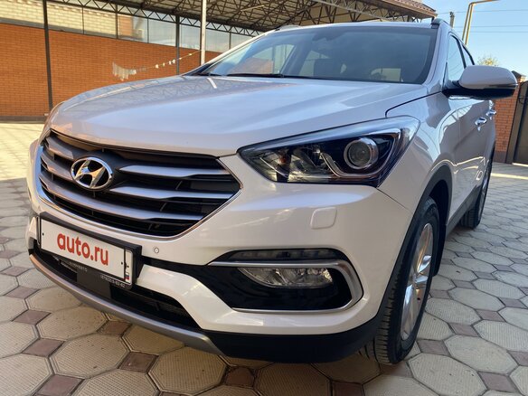 2017 Hyundai Santa Fe III Рестайлинг, белый - вид 13