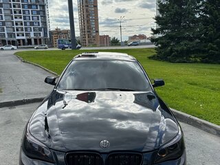 2008 BMW 5 серии 530xi V (E60/E61) Рестайлинг, чёрный, 1800000 рублей, вид 2