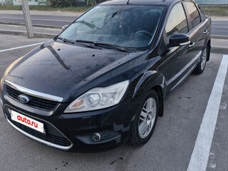 2009 Ford Focus II Рестайлинг, чёрный, 640000 рублей, вид 1