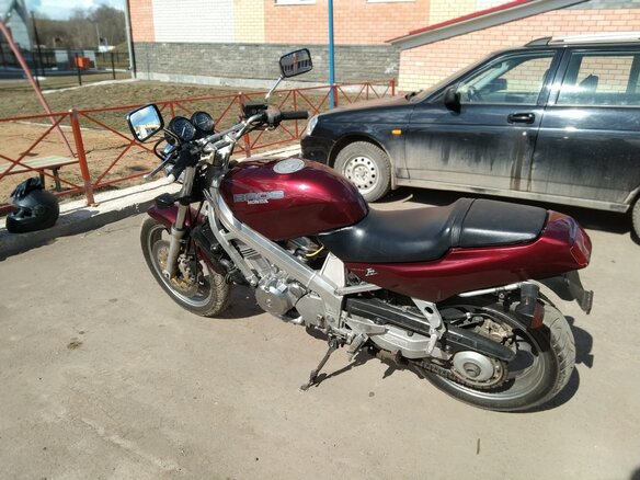 1999 Honda Bros, пурпурный, 438000 рублей - вид 18