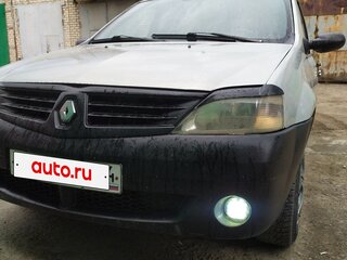 2007 Renault Logan I, серебристый, 305000 рублей, вид 1