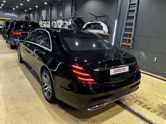 2018 Mercedes-Benz S-Класс 350 d Long VI (W222, C217) Рестайлинг, чёрный, 5350000 рублей - вид 7