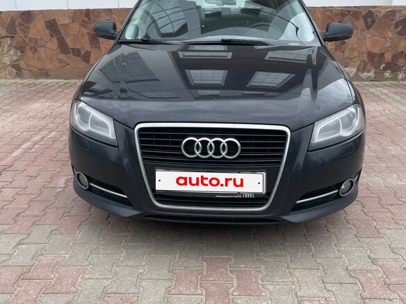 2012 Audi A3 II (8P) Рестайлинг 2, чёрный, 950000 рублей - вид 1