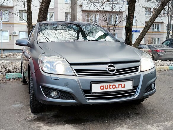 2007 Opel Astra H Рестайлинг, чёрный, 790000 рублей