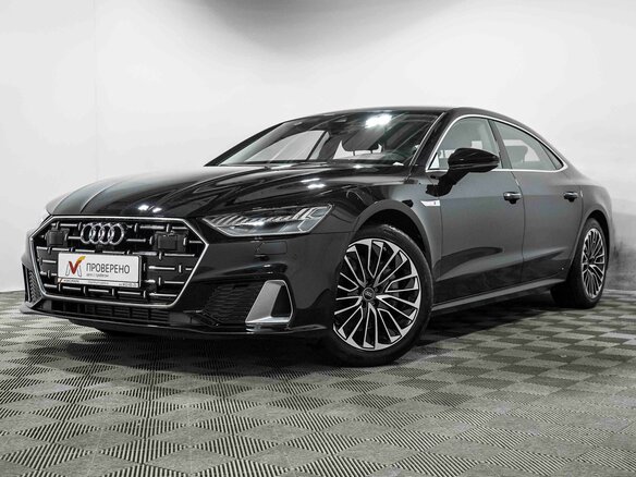 2024 Audi A7 L 45 TFSI II (4K), чёрный - вид 2