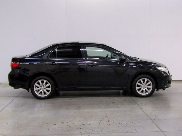 2008 Toyota Corolla AMT X (E140, E150), чёрный - вид 1
