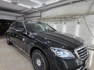 2018 Mercedes-Benz S-Класс 450 VI (W222, C217) Рестайлинг, чёрный, 4750000 рублей, вид 2