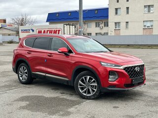 2019 Hyundai Santa Fe IV, красный, 2990000 рублей, вид 3