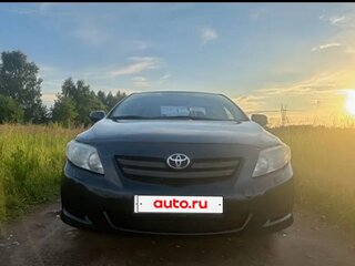 2007 Toyota Corolla X (E140, E150), чёрный, 600000 рублей, вид 2