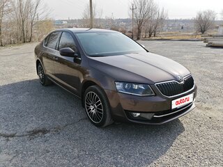 2015 Skoda Octavia III (A7), коричневый, 1550000 рублей, вид 2