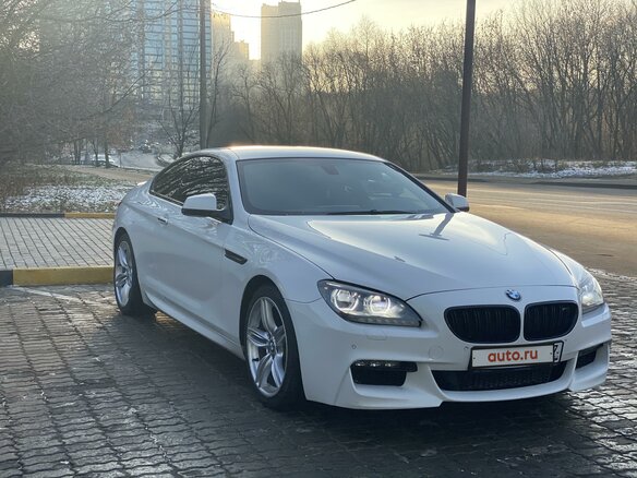 2013 BMW 6 серии 640i xDrive III (F06/F13/F12), белый - вид 1