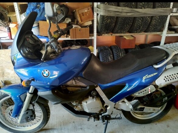 1999 BMW F 650, синий, 350000 рублей - вид 10
