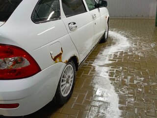 2009 Lada (ВАЗ) Priora I, белый, 200000 рублей, вид 4