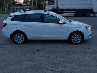 2021 Lada (ВАЗ) Vesta SW I, белый, 1450000 рублей, вид 2