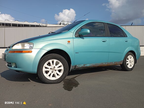 2004 Chevrolet Aveo I, зелёный, 300000 рублей - вид 4