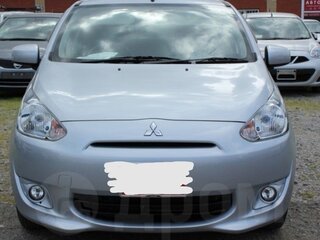 2014 Mitsubishi Mirage VI, серебристый, 670000 рублей, вид 1