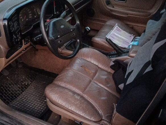 1990 Ford Scorpio I, чёрный - вид 3