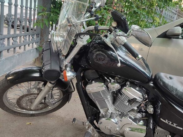 1993 Honda Steed 400, чёрный, 320000 рублей - вид 5