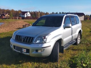 2008 Toyota Land Cruiser Prado 5-speed 120 Series Рестайлинг, серебристый, 3500000 рублей, вид 1