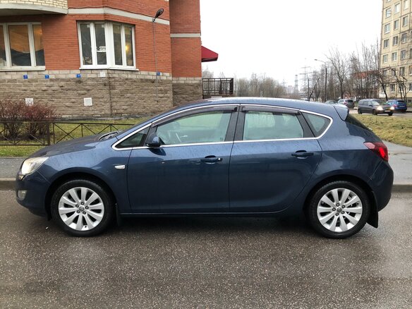 2012 Opel Astra J, синий - вид 11