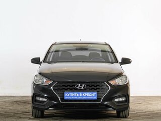 2017 Hyundai Solaris II, чёрный, 1299000 рублей, вид 2