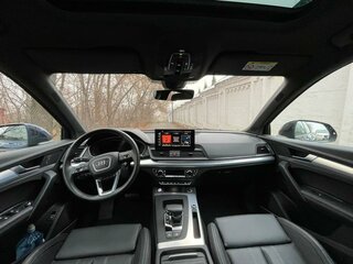 2020 Audi Q5 40 TDI II (FY) Рестайлинг, синий, 6500000 рублей, вид 5