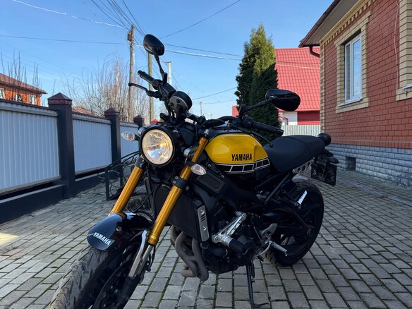 2016 Yamaha XSR900, жёлтый, 919000 рублей - вид 8