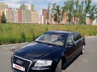 2008 Audi A8 Long II (D3) Рестайлинг 2, чёрный, 1555000 рублей, вид 1