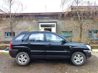 2005 Kia Sportage II, чёрный, 1000000 рублей, вид 3