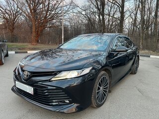 2019 Toyota Camry VIII (XV70), чёрный, 3500000 рублей, вид 2