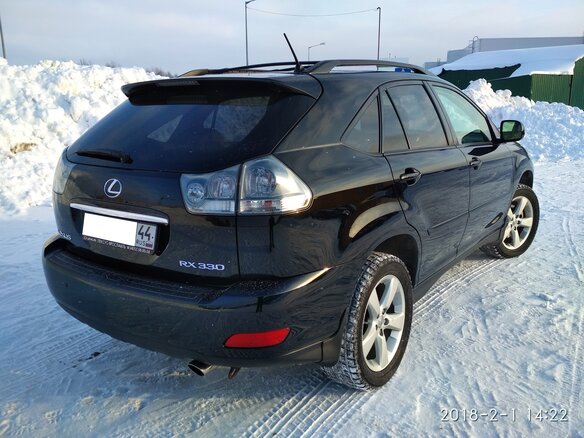 2005 Lexus RX 330 II, чёрный - вид 27