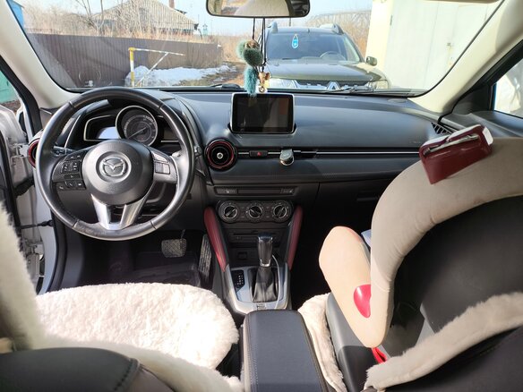 2017 Mazda CX-3 I, серый, 1920000 рублей - вид 8
