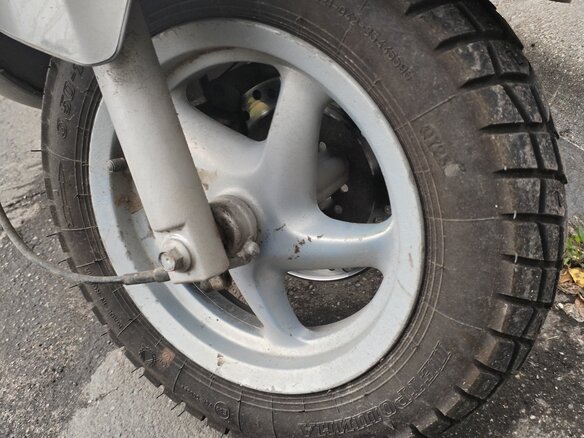 1989 Honda Lead 50, серебристый, 65000 рублей - вид 5