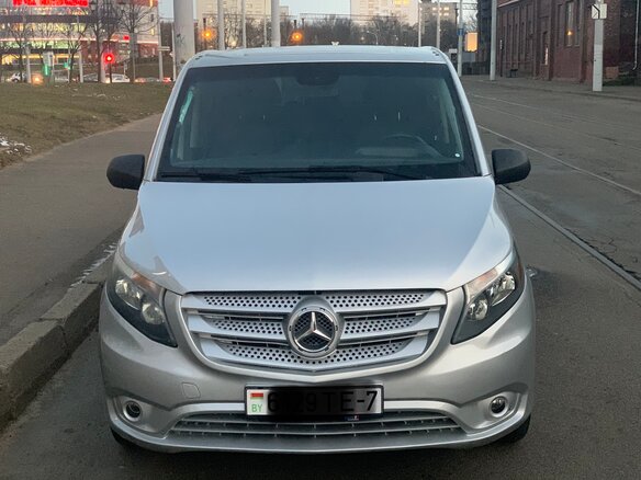 2015 Mercedes-Benz Vito 121 L3 III (W447), серебристый - вид 1