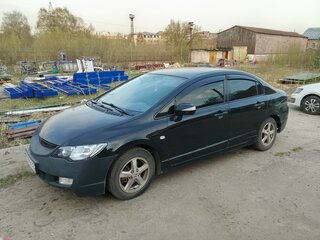 2007 Honda Civic VIII, чёрный, 680000 рублей, вид 3