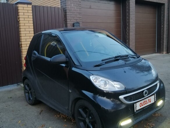 2013 Smart Fortwo II, чёрный, 690000 рублей