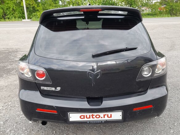 2008 Mazda 3 I (BK) Рестайлинг, чёрный, 600000 рублей - вид 2