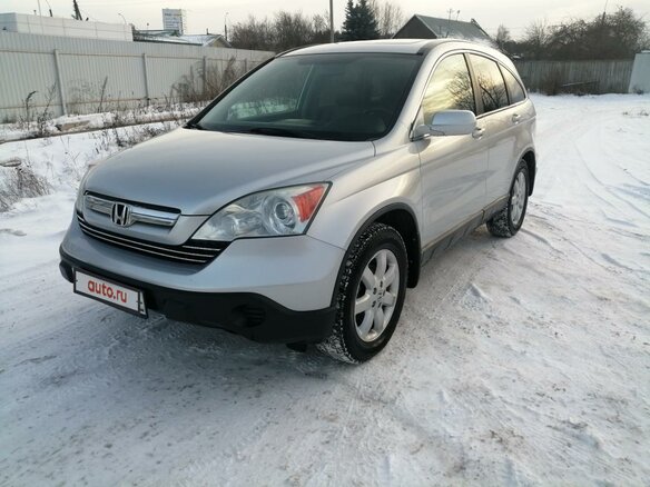 2008 Honda CR-V III, серебристый - вид 1