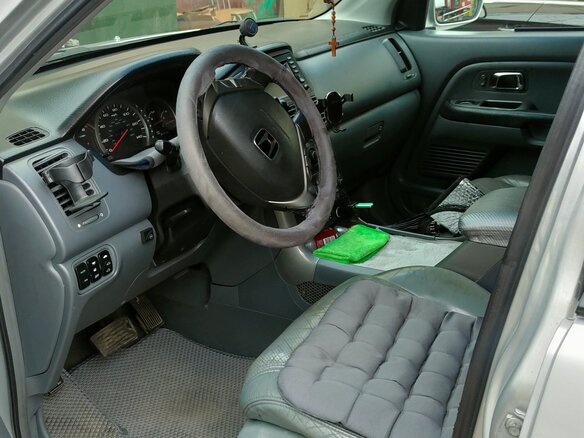 2005 Honda Pilot I, серебристый, 650000 рублей - вид 3