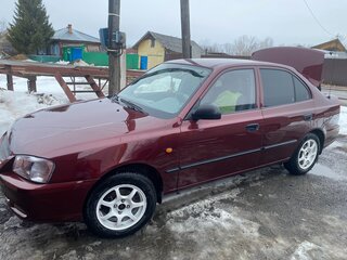 2008 Hyundai Accent ТагАЗ II, красный, 570000 рублей, вид 3