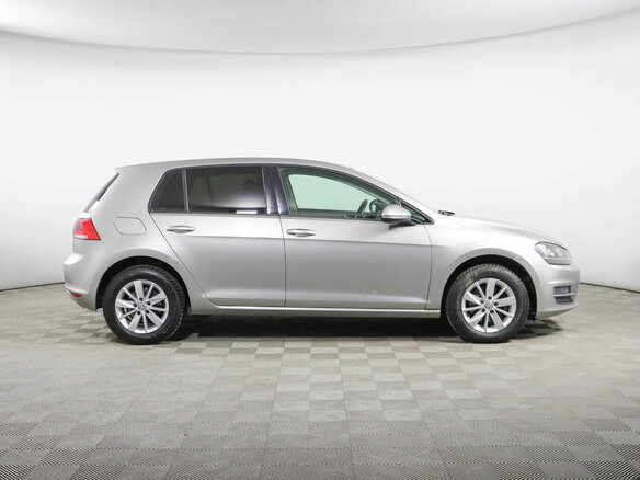 2013 Volkswagen Golf VII, серебристый - вид 3