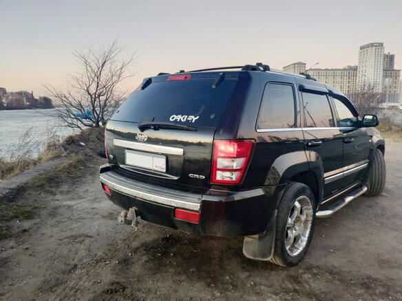 2008 Jeep Grand Cherokee III (WK), чёрный - вид 2