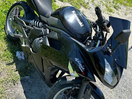 2009 Kawasaki Ninja 650, чёрный, 440000 рублей, вид 5