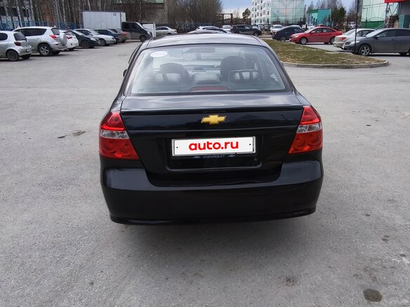 2010 Chevrolet Aveo I Рестайлинг, чёрный, 420000 рублей - вид 3