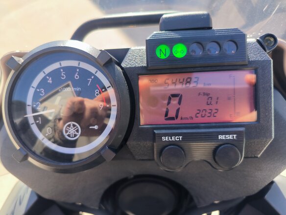 2009 Yamaha XT660Z Tenere, коричневый, 600000 рублей - вид 6