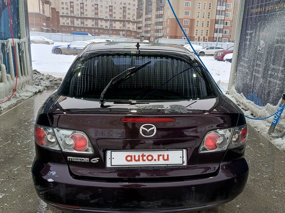 2006 Mazda 6 I (GG) Рестайлинг, фиолетовый, 550000 рублей